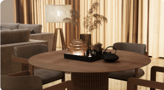 Oval Luxe marbel Dining Table